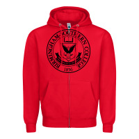 Red Birmingham Southern College Zipper Hoodie - linhVisuals