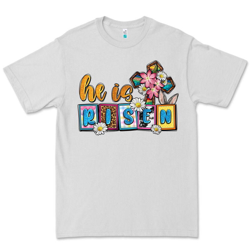 Easter Day He Is Risen Premium Tee by OliviaCreatesArt | Teevron
