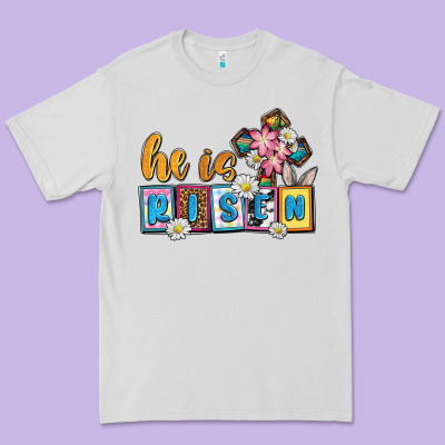 Easter Day He Is Risen Premium Tee Designed By Oliviacreatesart