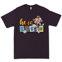 Plum Easter Day He is risen Premium Tee - OliviaCreatesArt