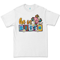 White Easter Day He is risen Premium Tee - OliviaCreatesArt