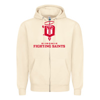 Sandshell fighting saints Zipper Hoodie - linhVisuals