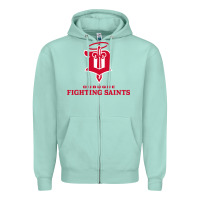Seafoam fighting saints Zipper Hoodie - linhVisuals