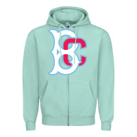 Seafoam brooklyn Zipper Hoodie - linhVisuals