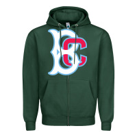 Sports Green brooklyn Zipper Hoodie - linhVisuals