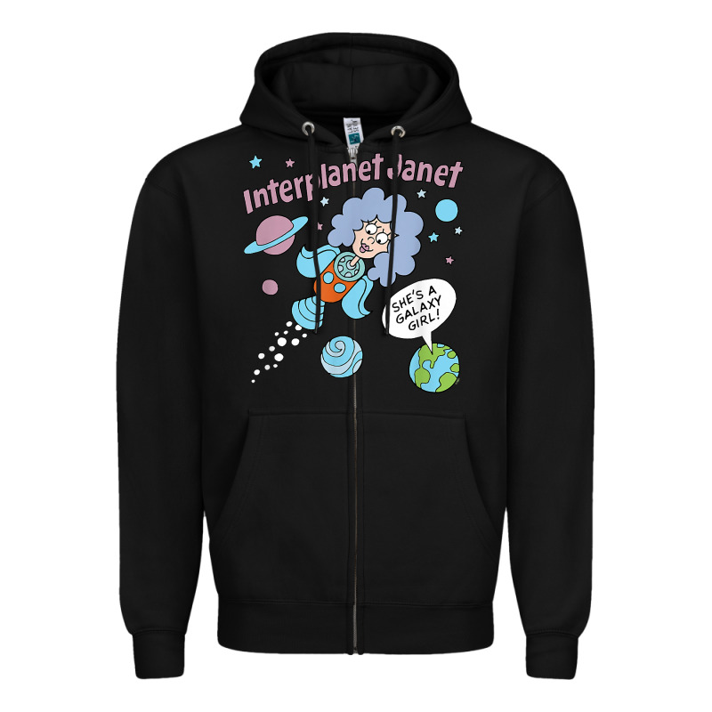 Schoolhouse Rock Interplanet Janet T Shirt Zipper Hoodie by linhVisuals | Teevron