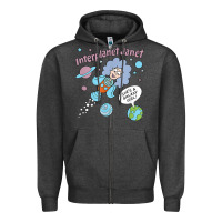 Charcoal Heather schoolhouse rock interplanet janet t shirt Zipper Hoodie - linhVisuals