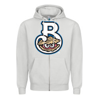 Dove Grey the-biloxi-shuckers-pen Zipper Hoodie - linhVisuals
