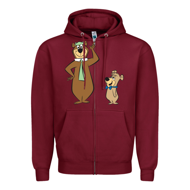 Yogi Bear Zipper Hoodie by linhVisuals | Teevron