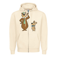 Sandshell Yogi Bear Zipper Hoodie - linhVisuals