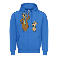 True Royal Yogi Bear Zipper Hoodie - linhVisuals