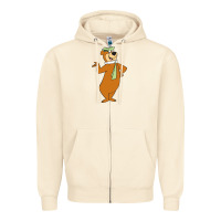 Sandshell Yogi Bear Zipper Hoodie - linhVisuals