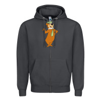 Smoke Yogi Bear Zipper Hoodie - linhVisuals