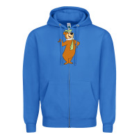 True Royal Yogi Bear Zipper Hoodie - linhVisuals