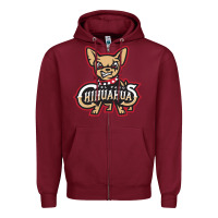 Burgundy el paso chihuahuas e1a95f Zipper Hoodie - linhVisuals