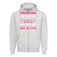 Dove Grey correction officers wife sentenced to a life of love Zipper Hoodie - linhVisuals
