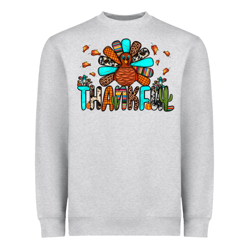 Thankful Turkey Heavyweight Sweatshirt by JahusDesignShop | Teevron
