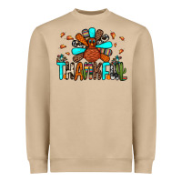Mushroom thankful turkey Heavyweight Sweatshirt - JahusDesignShop