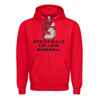 Red springfield college Zipper Hoodie - linhVisuals