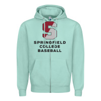 Seafoam springfield college Zipper Hoodie - linhVisuals
