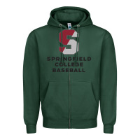 Sports Green springfield college Zipper Hoodie - linhVisuals