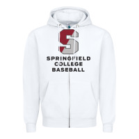 White springfield college Zipper Hoodie - linhVisuals