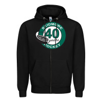 Black skidmore+anniversary Zipper Hoodie - linhVisuals