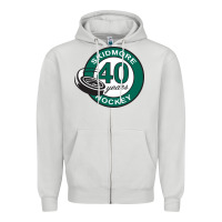 Dove Grey skidmore+anniversary Zipper Hoodie - linhVisuals
