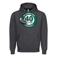 Smoke skidmore+anniversary Zipper Hoodie - linhVisuals