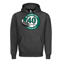 Charcoal Heather skidmore+anniversary Zipper Hoodie - linhVisuals