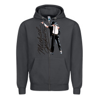 Smoke Michael Jackson Zipper Hoodie - linhVisuals