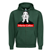 Maria Callas Zipper Hoodie | Teevron