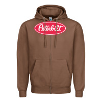 Chestnut Peterbilt Zipper Hoodie - linhVisuals