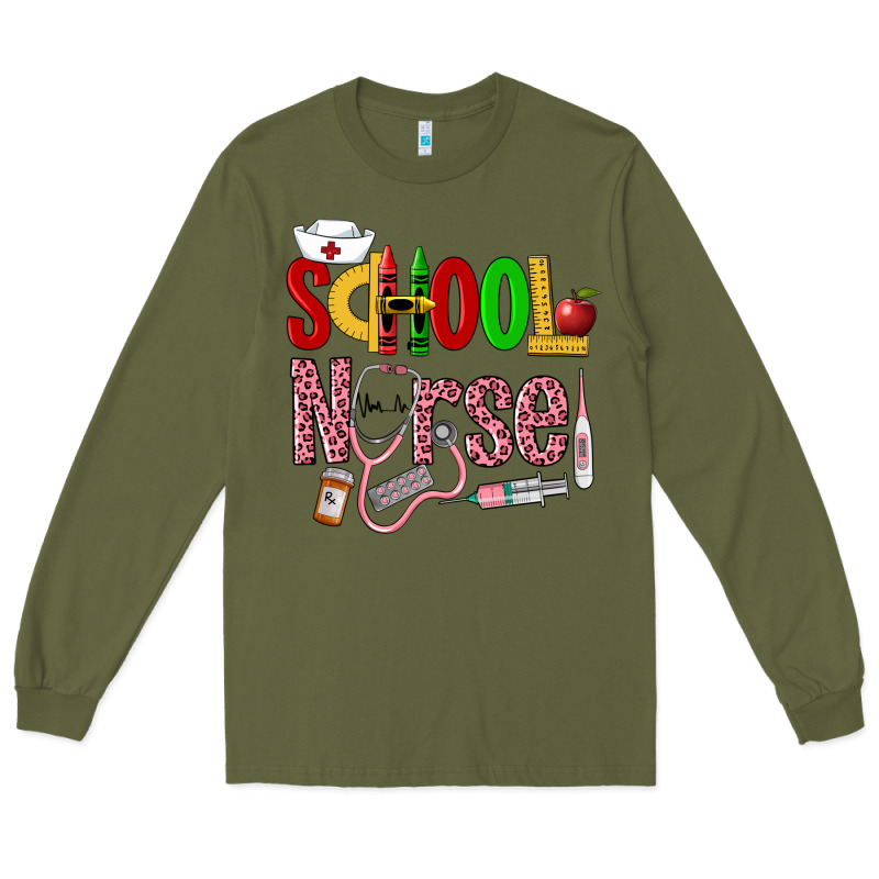 School Nurse Long Sleeve Tee by LillyAllenDesigns | Teevron
