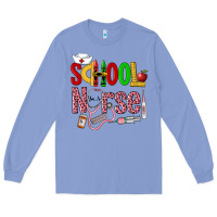 Colony Blue School Nurse Long Sleeve Tee - LillyAllenDesigns