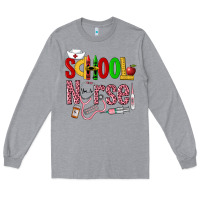 Heather Grey School Nurse Long Sleeve Tee - LillyAllenDesigns