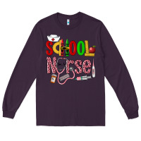 Plum School Nurse Long Sleeve Tee - LillyAllenDesigns
