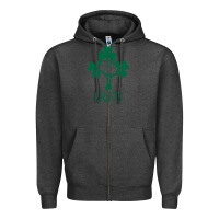 Charcoal Heather irfu Zipper Hoodie - linhVisuals