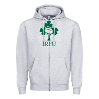 Heather Grey irfu Zipper Hoodie - linhVisuals