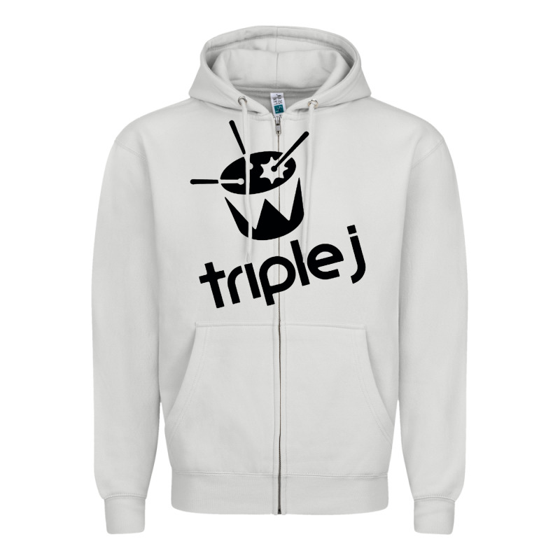 Triple J Zipper Hoodie by linhVisuals | Teevron