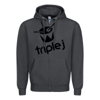 Smoke triple j Zipper Hoodie - linhVisuals