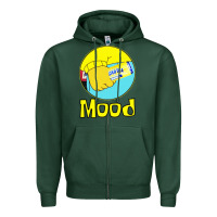 Sports Green twisted tea mood Zipper Hoodie - linhVisuals