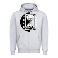 Heather Grey unus annus Zipper Hoodie - linhVisuals