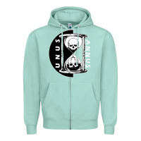 Seafoam unus annus Zipper Hoodie - linhVisuals