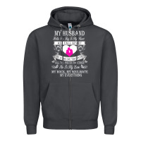 Smoke my husband holds the key to my heart Zipper Hoodie - linhVisuals