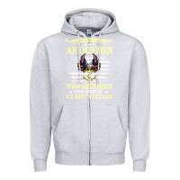 Heather Grey never underestimate an old man us navy veteran Zipper Hoodie - linhVisuals
