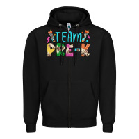 Black team pre k Zipper Hoodie - JahusDesignShop