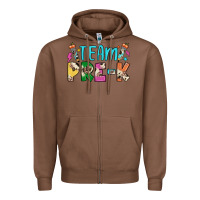 Chestnut team pre k Zipper Hoodie - JahusDesignShop