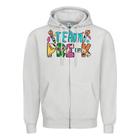 Dove Grey team pre k Zipper Hoodie - JahusDesignShop