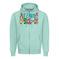 Seafoam team pre k Zipper Hoodie - JahusDesignShop